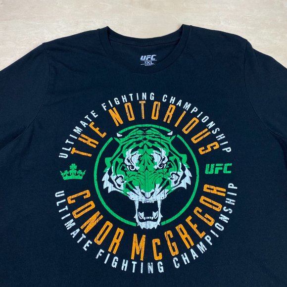 UFC Conor McGregor Men's Black T-Shirt Size L / XL Notorious Ireland - Picture 3 of 4